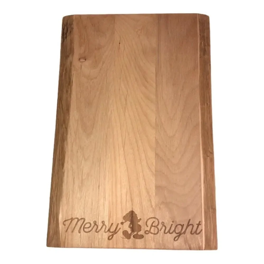 Disney Parks Holiday Christmas Mickey Merry & Bright Charcuterie Cutting Board